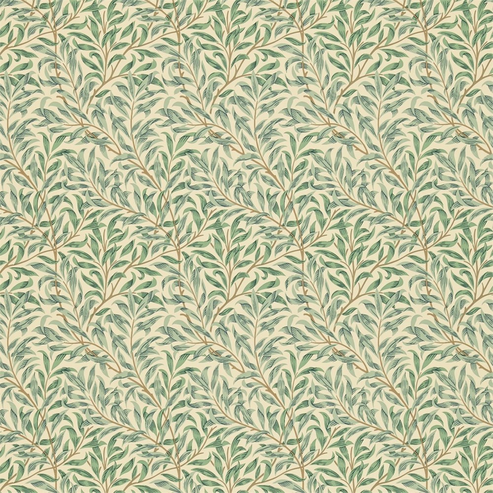 Willow Boughs Wallpaper 210489 by Morris & Co in Privet Green